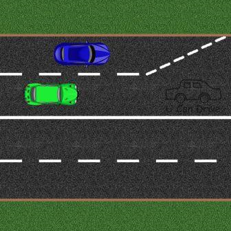 Lane Ending